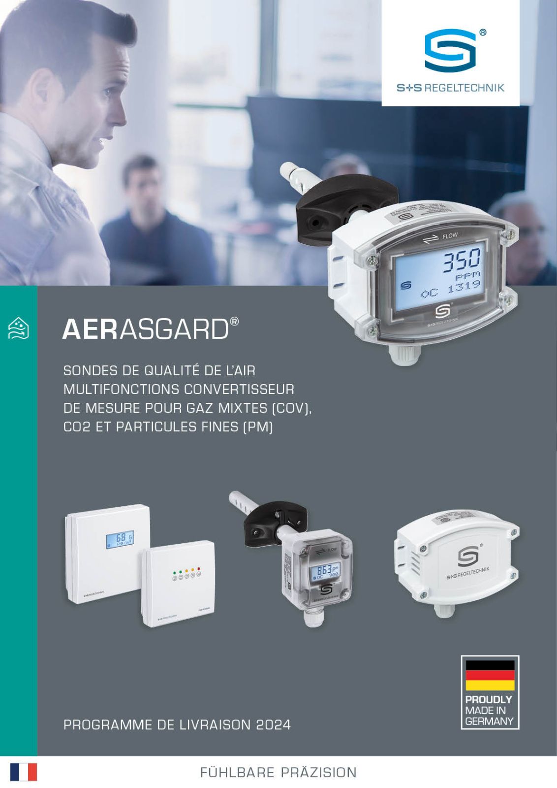 Brochure Aerasgard Air quality sensors FR