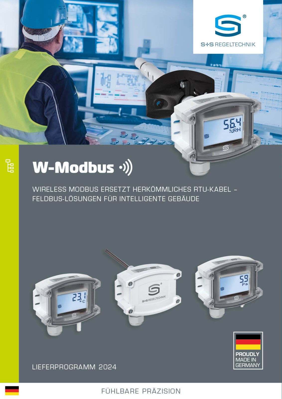 Broschüre W-Modbus Wireless Modbus Titlepage DE
