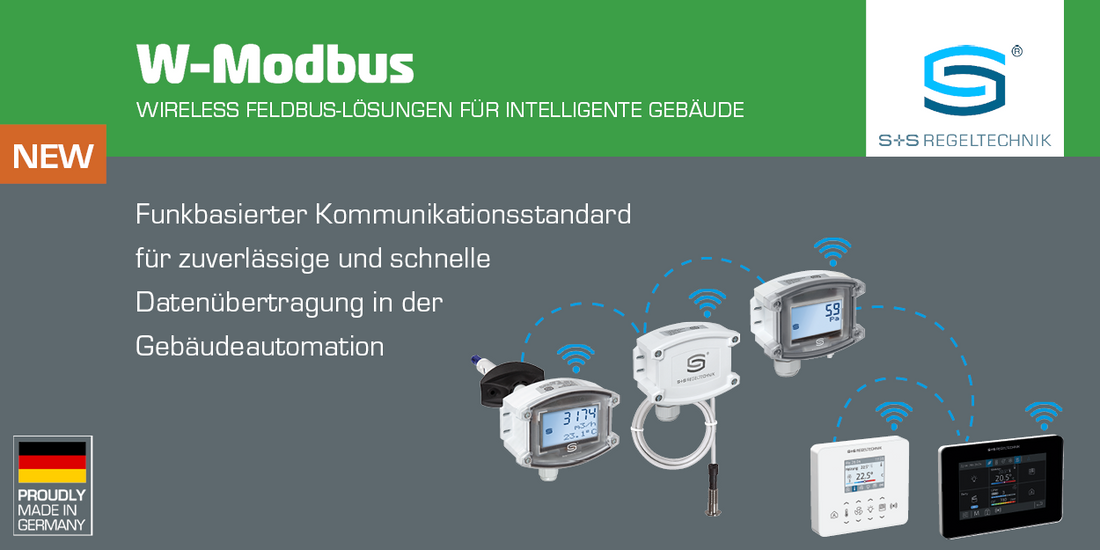 W-Modbus | Wireless Modbus Feldbus Lösungen für intelligente Gebäude