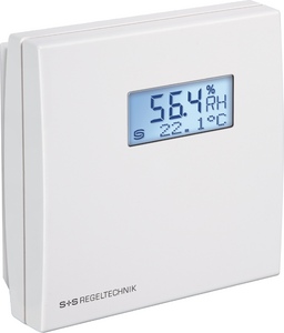 Room humidity sensor/ Room humidity and temperature sensor, HYGRASGARD® RFTF with display, 1201-41A1-1200-000