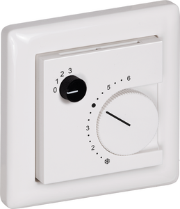 Sensor de temperatura para interiores con elementos de mando en el programa de interruptores planos, FSTF xx PD4